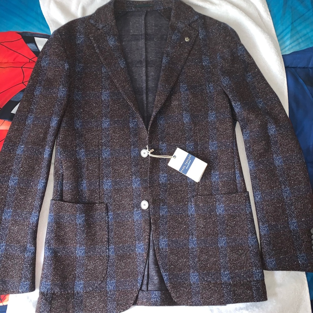 Paul Taylor sports Coat EUR 52R US 42R blue/Brown
